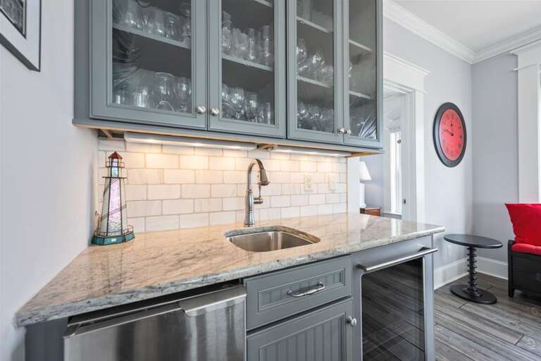 Wet Bar - Beverage Fridge - Ice Maker