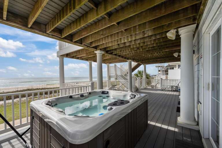 Oceanfront Hot Tub