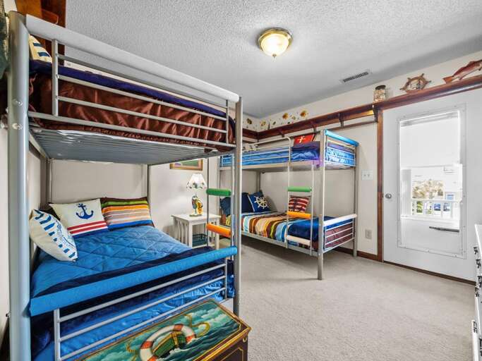 Bedroom 3 - Bunk Room - 4 Twin Bunk Beds