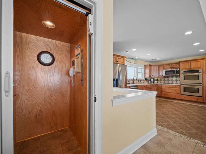 Elevator from Ground Level to Top Level