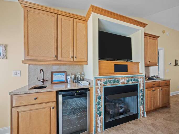 Living Room - Beverage Fridge