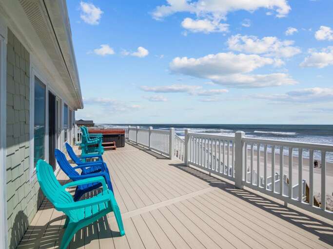 Deck with Hot Tub