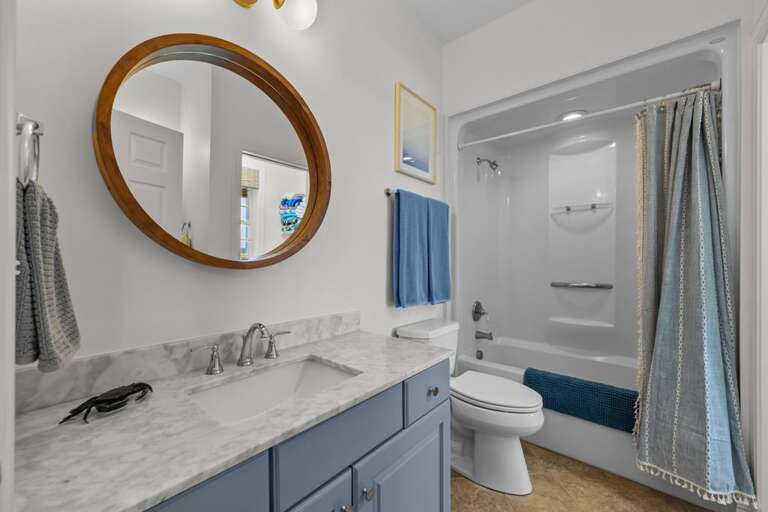 1st Level Full Bath - Tub and Shower