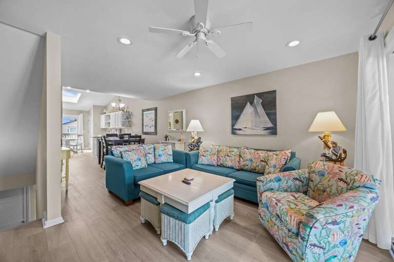 Living Room - Dining Room - Kitchen