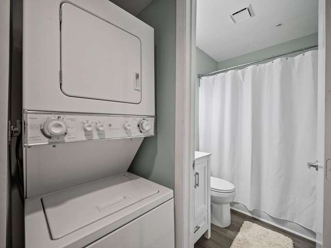 Laundry Area Outside of Bathroom