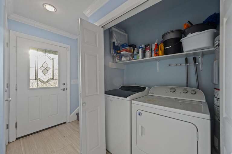 Bottom Level Private Laundry