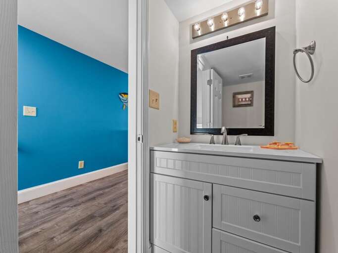 Half Bath off Kitchen