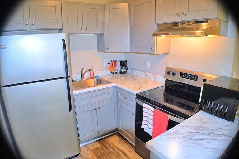 Kitchen is Fully Equipped for Basic Meal Prep