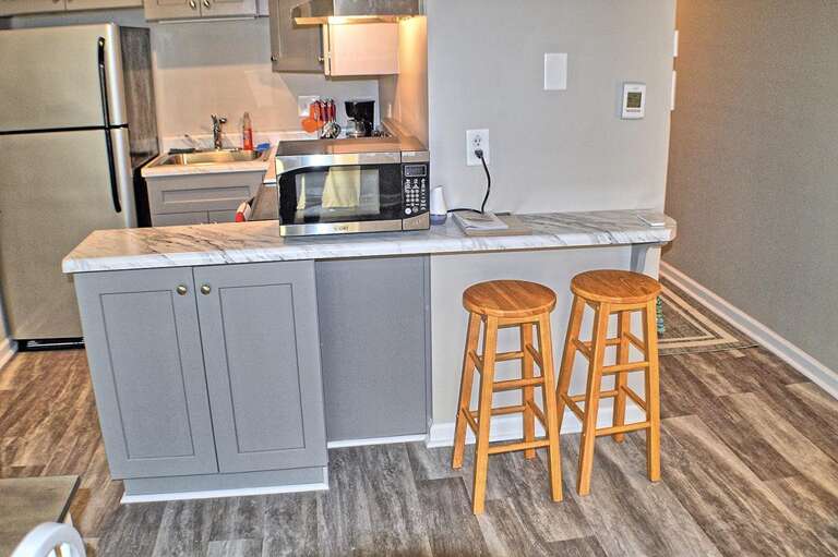 Additional Seating at Kitchen Bar