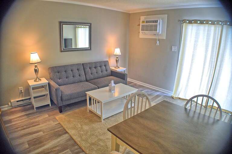 Living Room with Balcony Access