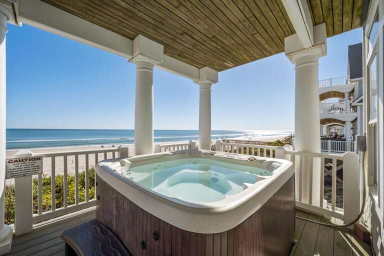 Oceanfront Hot Tub