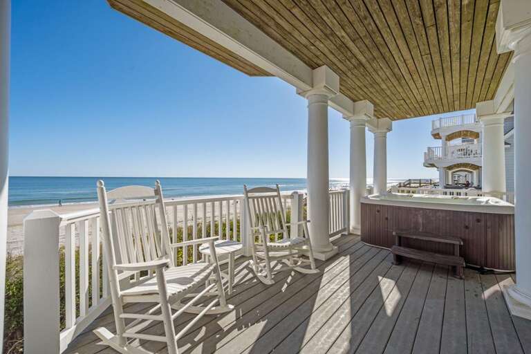 Oceanfront Covered Porch