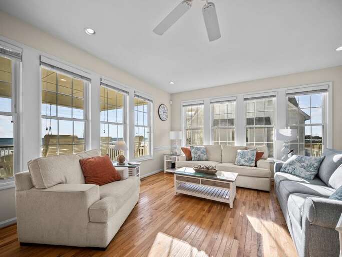 Living Room - Walls of Glass - Expansive Ocean Views