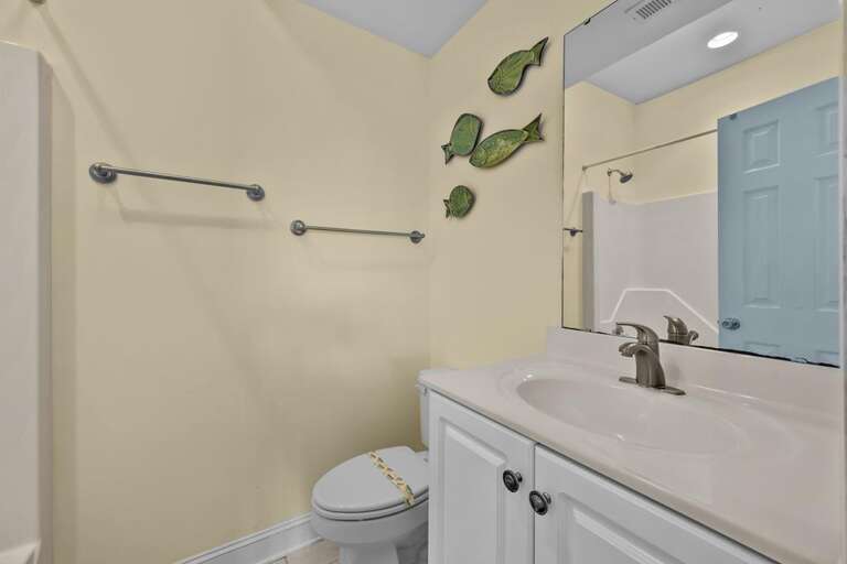 Private Bath Attached to Bedroom 3