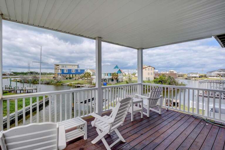 Canal and ICWW Views from Covered Porch