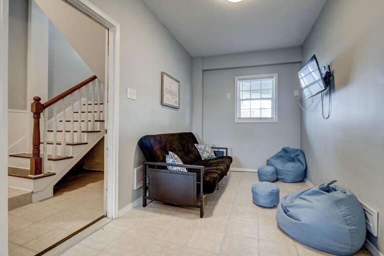 Downstairs Kids Area with Double Futon
