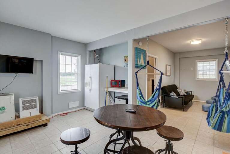 Kids Area with Fridge, Microwave and Dinette Table