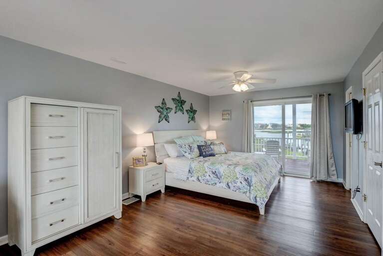 Master Bedroom with Private Porch Access