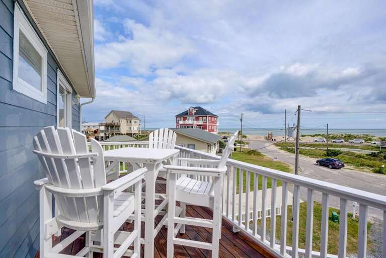 Ocean View - Deck with Table and Chairs