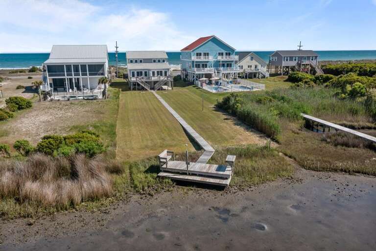 Rear Yard - Walkway to Dock and Pier