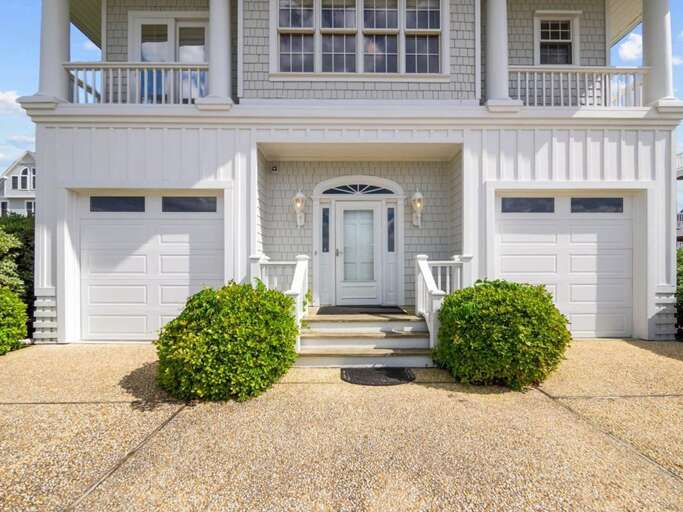 Entrance and Garages
