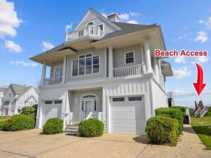 Beach Access Right Out Front