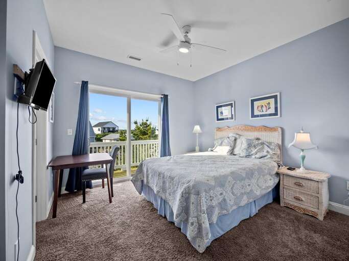 Bedroom 4 on Second Floor with Queen Bed