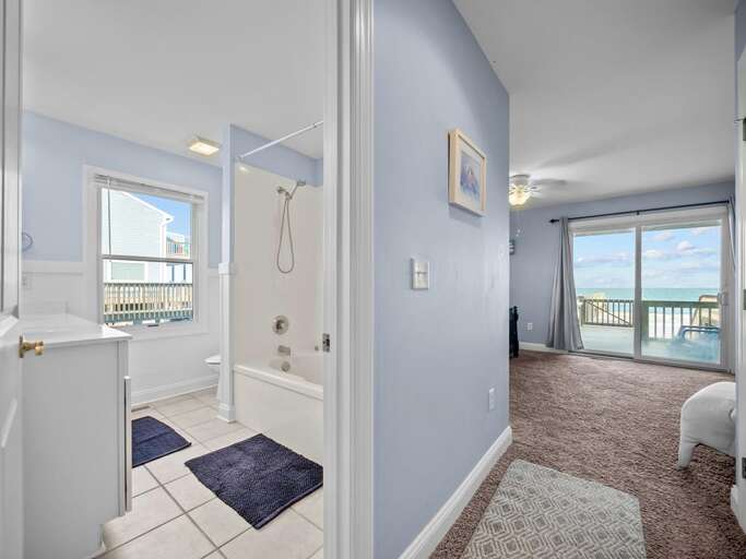 Master Bath and Master Bedroom Deck Access