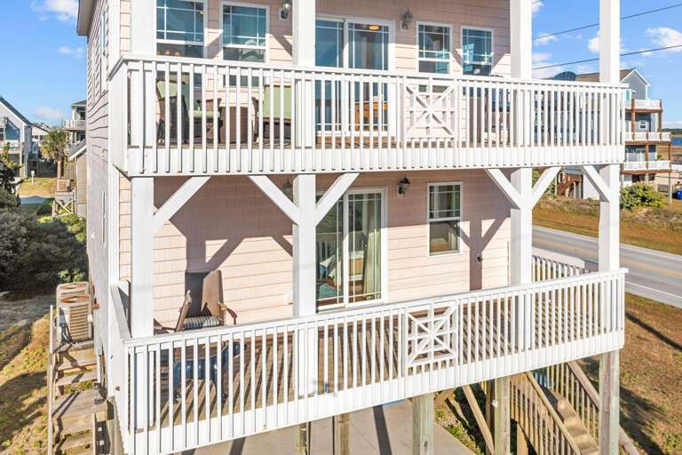 Multiple Decks with Ocean and Sound Views