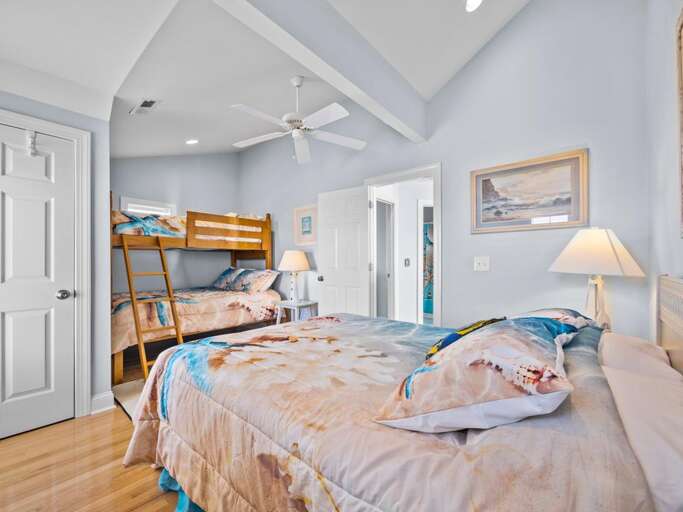 Bedroom 2 - Pyramid Bunk and Queen Bed