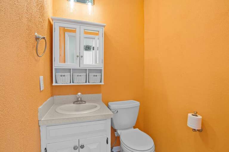 Convenient Half Bath off Kitchen