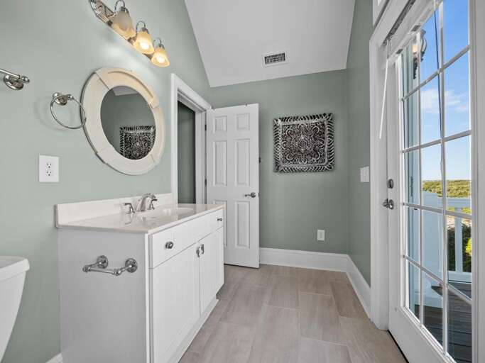 Full Bath off Bunk Room and Bonus Room