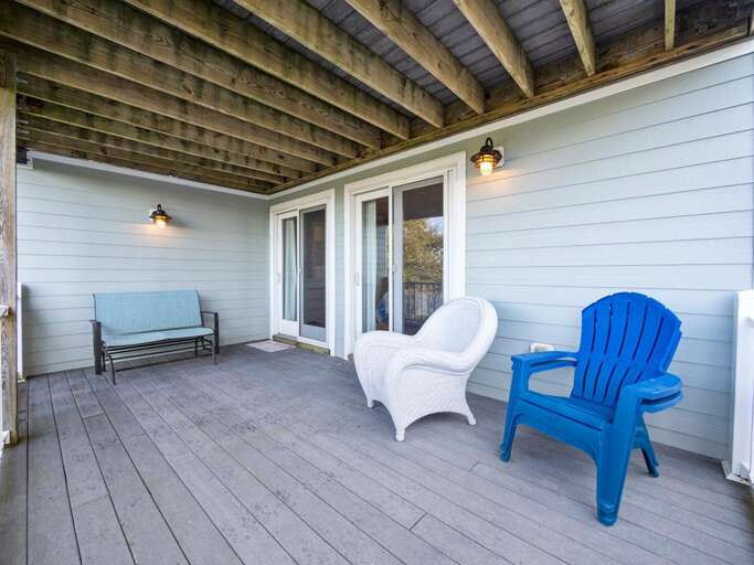 Covered Porch off Master Bedroom 1