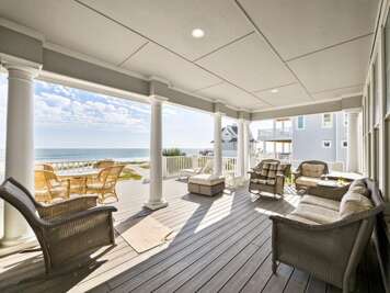 Oceanside Covered Porch - Very Relaxing