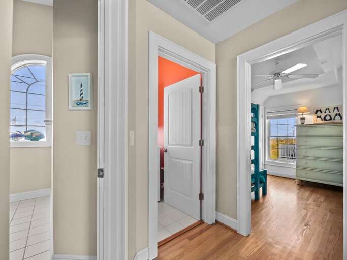 Top Floor - Laundry - Shared Bath and Bunk Room