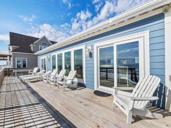 Deck off Living Area and Master Bedroom