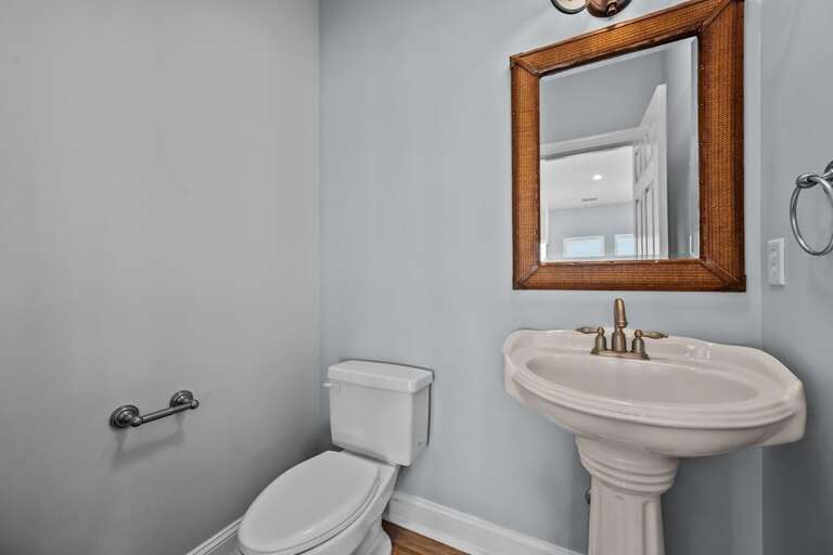 Half Bath off Kitchen