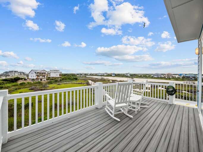 Private Balcony off Grand Master Suite