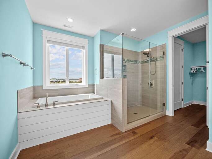 Large Tiled Walk-In Shower