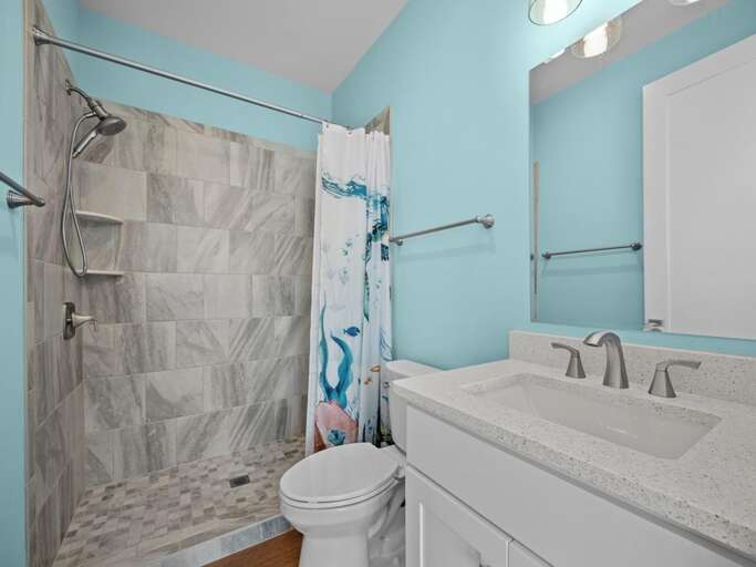 Private Full Bath - Walk-In Shower