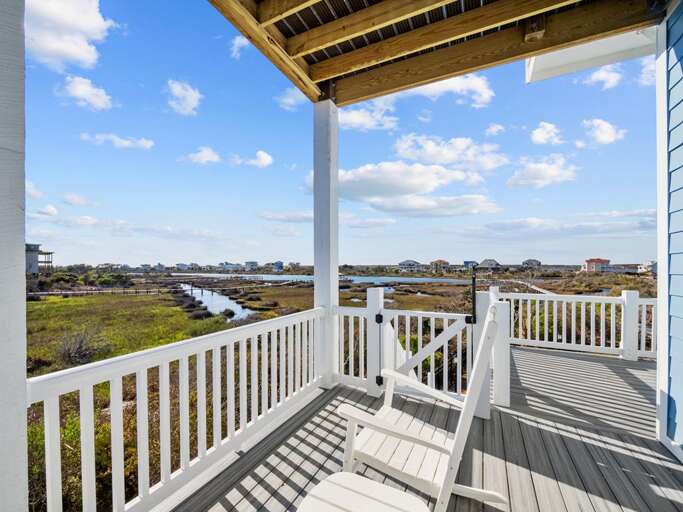 Covered Porch Off Living area