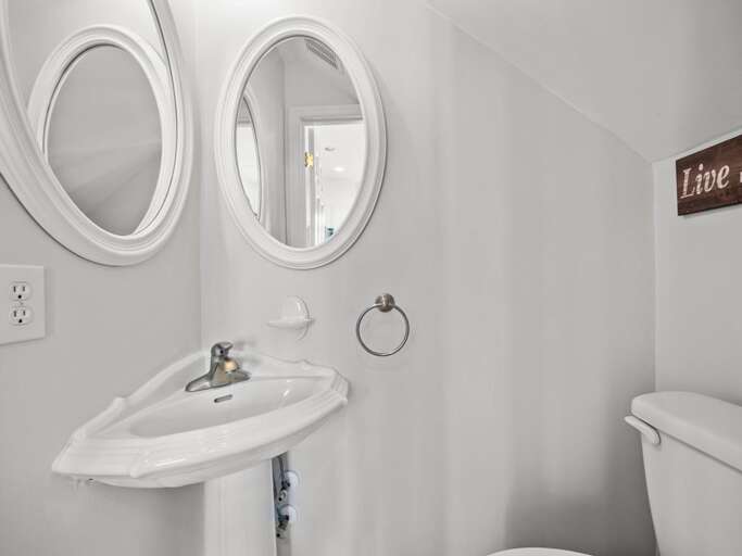 Half Bath off Kitchen