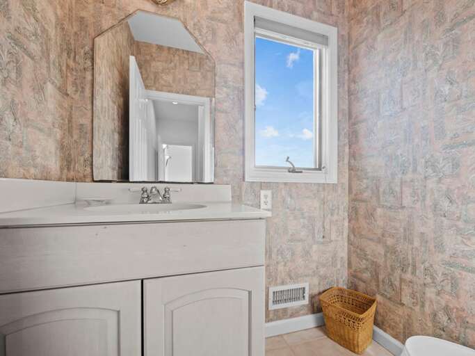 Half Bath off Kitchen