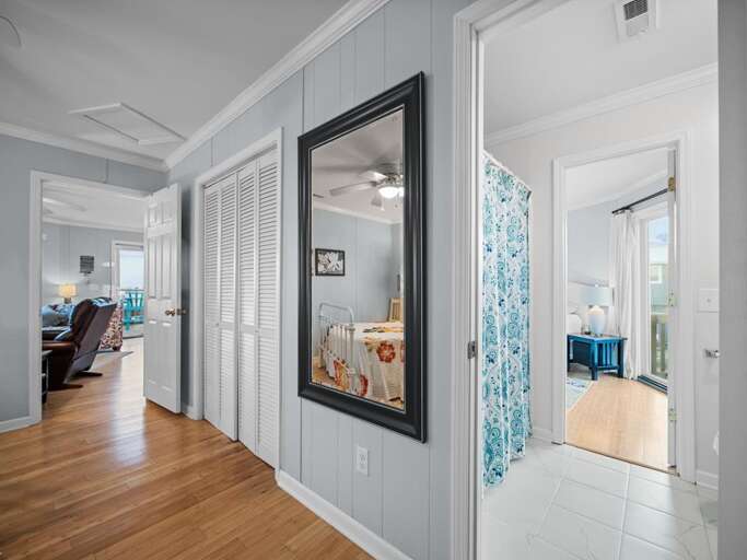 Bedroom 2 - Entrance to Bath