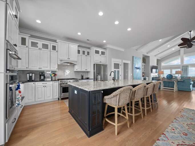 Kitchen and Island Bar Seating