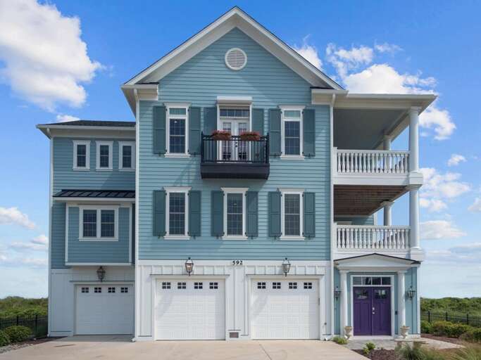 Street Side - 3 Car Garage