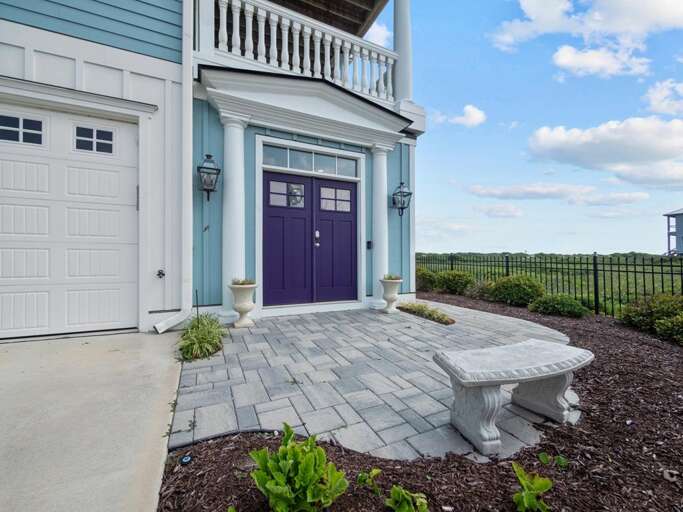 Entrance - Purple Doors