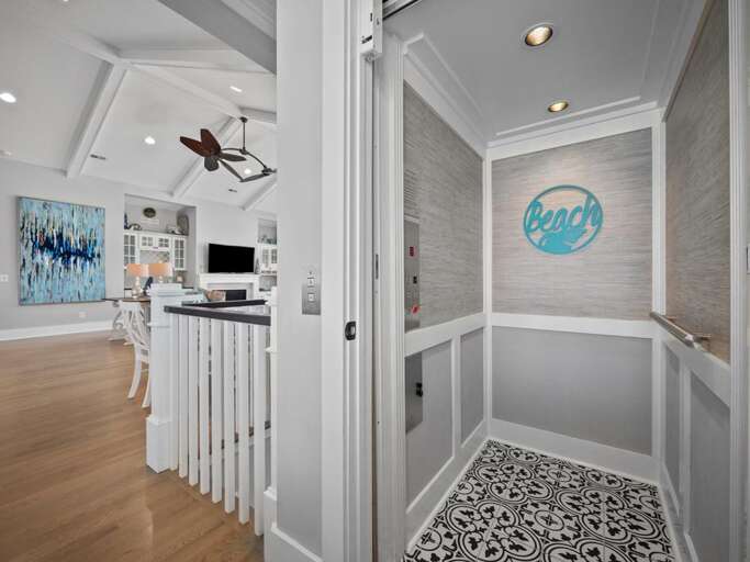 Elevator to Living Area