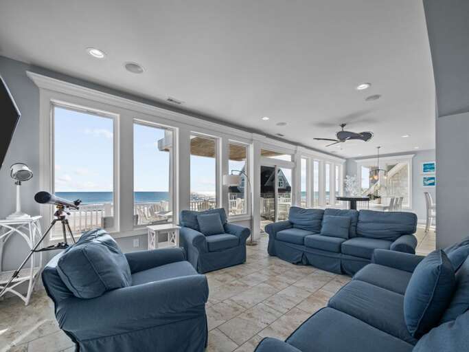 Lots of Seating with Outstanding Water Views