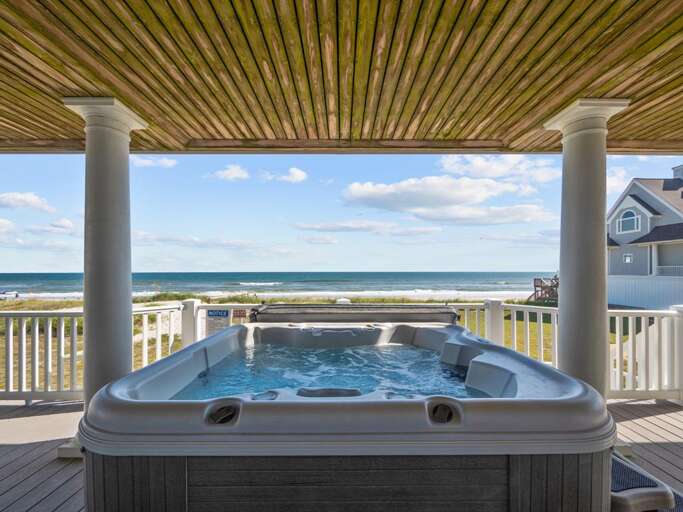 Oceanfront Hot Tub